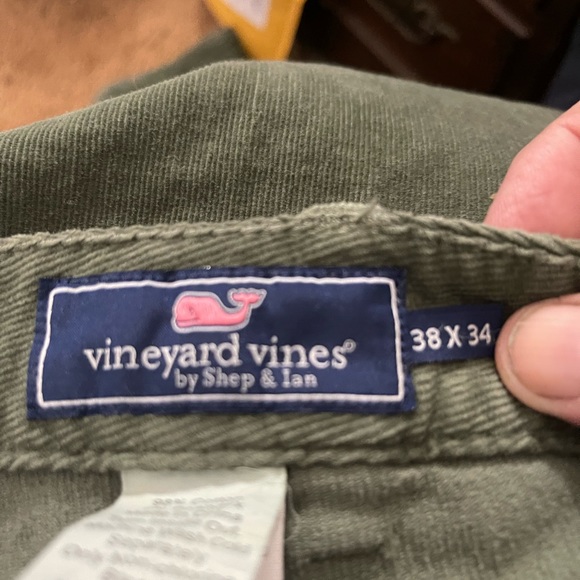 VINEYARD VINES Mens On-The-Go 5 pocket pants 38/34 Green Sold out Color ! - Picture 6 of 7